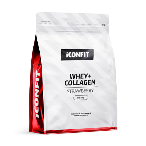 ICONFIT WHEY+ Collagen Strawberry 1 kg