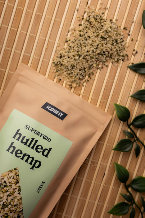 ICONFIT Biogeschälte Hanfsamen (200 g)