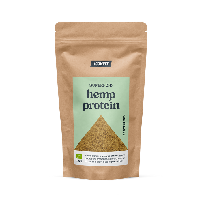 ICONFIT Superfoods Bio Hanfprotein 50% 200g