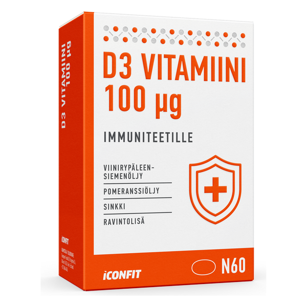 ICONFIT Vitamin D3 zur Stärkung der Immunität 4000 IU (60 Kapseln)