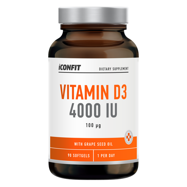 ICONFIT Vitamin D3 4000 IU (100 µg, 90 Kapseln)