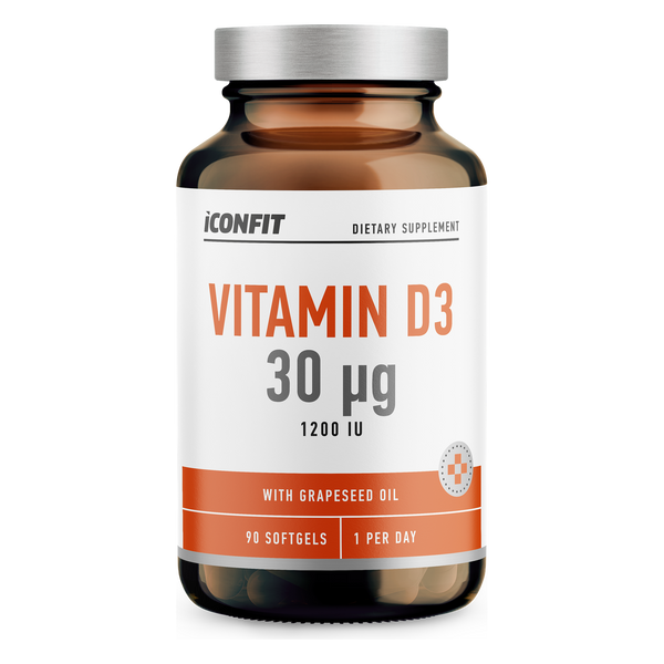 ICONFIT Vitamin D3 1200 IU (30 µg, 90 Kapseln)